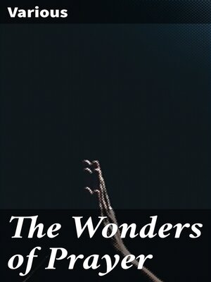 cover image of The Wonders of Prayer